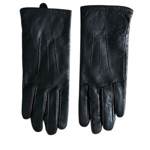 M&S Women’s Black Leather Gloves
